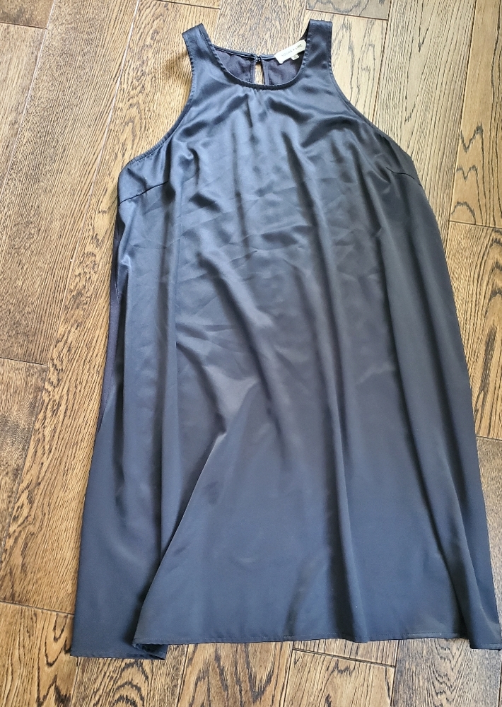 Sugar + Lips Classic black sleeveless dress.